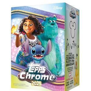 Disney Topps Chrome 2025 Trading Cards Blaster box factory sealed